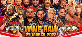 WWE Wrestlemania Raw 2023 03 27 HDTV x264 AAC 1080p 720p 480p Download